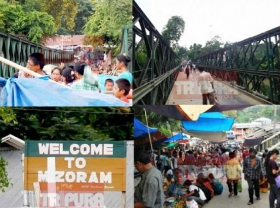 Mizoram-Tripura border Longai river Bridge functions as Drug corridor : Drugs, Fake-Currency business, Phensedyl smuggling rampant at Damchara market : SP North talks to TIWN Mizoram-Tripura border Longai river Bridge functions as Drug corridor : Drugs, Fake-Currency business, Phensedyl smuggling rampant at Damchara market : SP North talks to TIWN